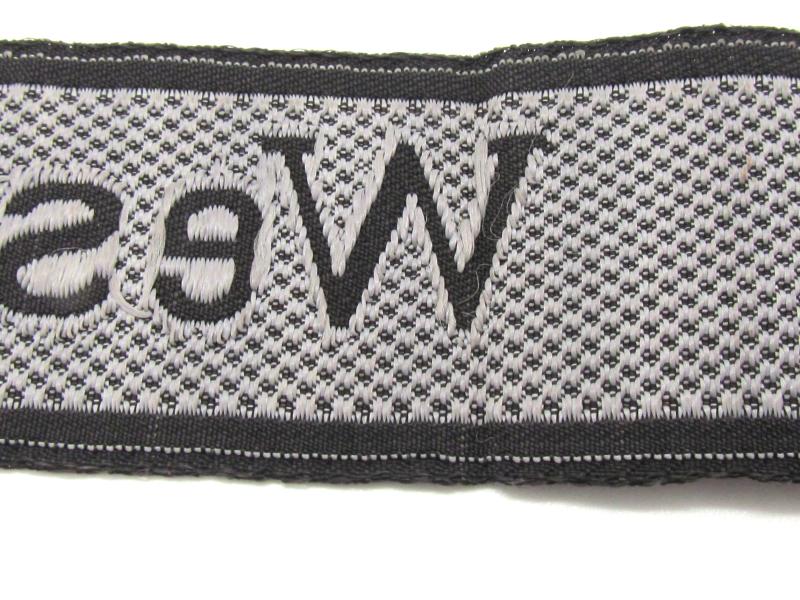 Flemish volunteer SS-Panzergrenadier-Regiment 10 ‘Westland’ Bevo Cufftitle