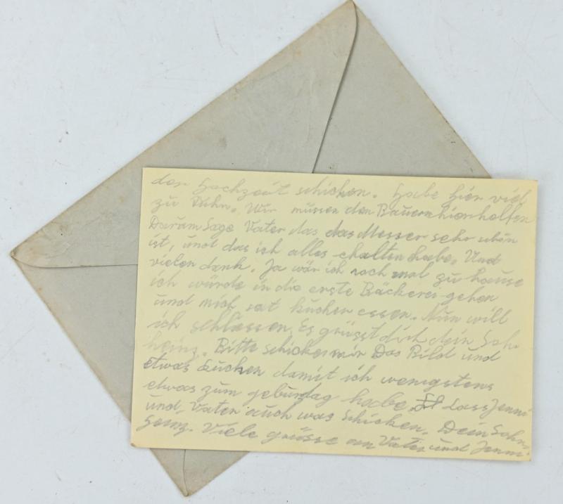 German WH Feldpost Letter Infantry Ersatz Batl. 159