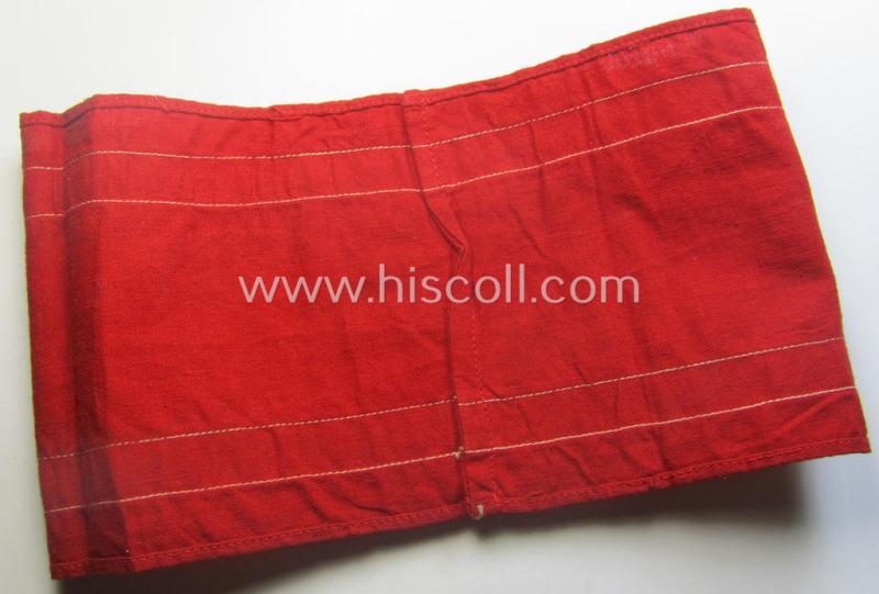 'NS-Studentenbund' (ie. N.S.B.O.- or national-socialist students'-league) armband (ie. 'Armbinde') being a just moderately used example that comes in a wonderful condition