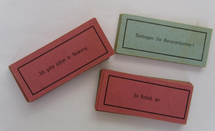 Nice, unusual and not that often seen item: a WH privately purchased soldiers'-game named: '...und ob! - overall nice (and IMO fully complete-) condition!