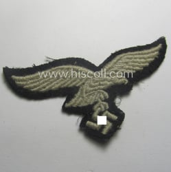 Minimally used, WH (Luftwaffe) cap-eagle (being a 'standard-issue'-pattern...