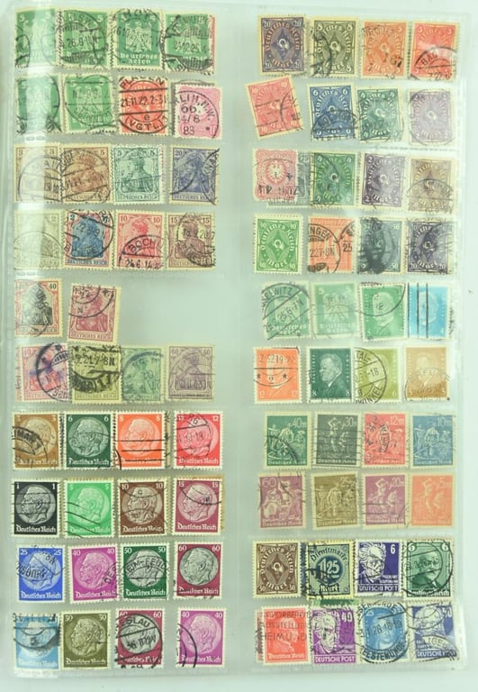 German Third Reich Stamp Grouping