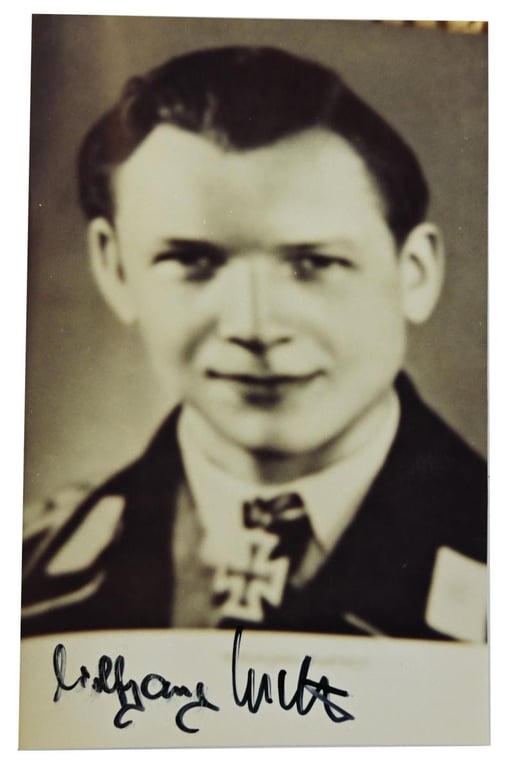 Signature of Luftwaffe Recipient 'Wolfgang Hartelt'