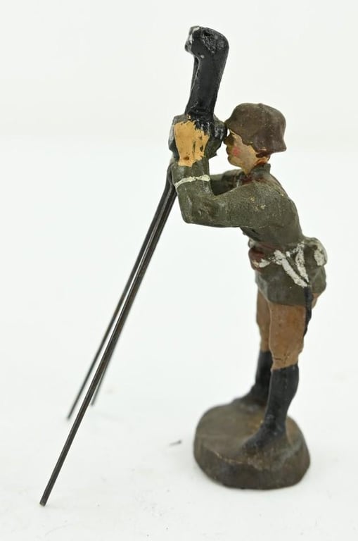 German Elastolin Toy Figure 'Artillery Beobachter'
