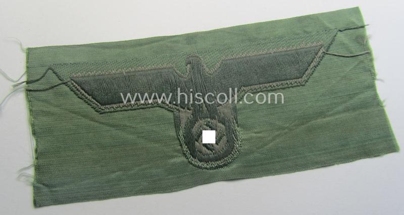 WH (Heeres) breast-eagle in 'BeVo'-weave-pattern