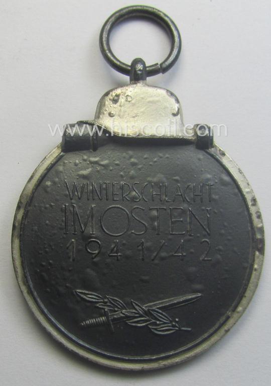 Medal-set: 'Winterschlacht im Osten 1941-42' being a maker- (ie. '18'-) marked specimen by the maker: 'Karl Wurster K.G. - Markneukirchen in Sa.'