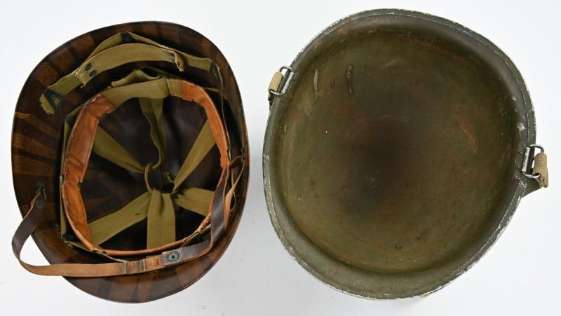 US WW2 M1 Swivel Bale Combat Helmet 'Schleuter'