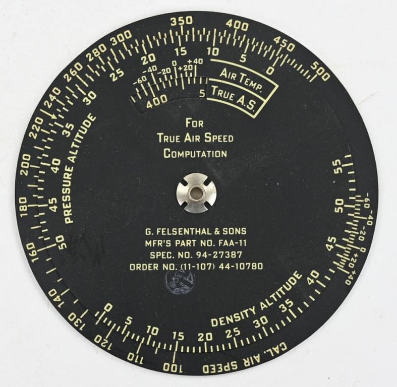 USAAF WW2 Time and Distance Computer Type D-4