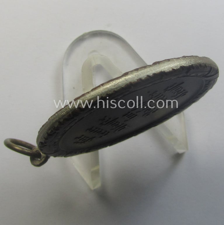 'Reichsarbeitsdienst der weiblichen Jugend' (or: RADwJ) so-called: 'Dienstauszeichnung der 4. Stf. in Bronze' that comes with its period ribbon (ie. 'Bandabschnitt')