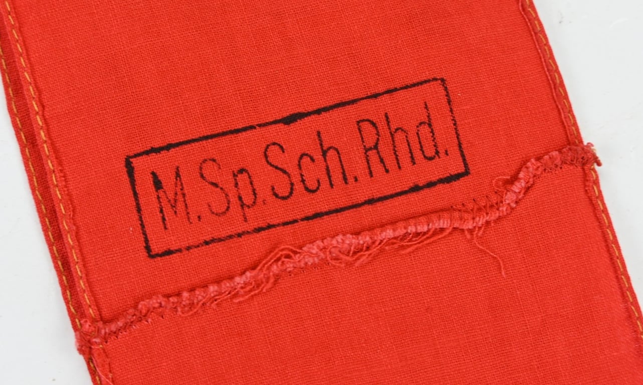 German NSKK Armband 'Motorsportschule Rheindahlen'.