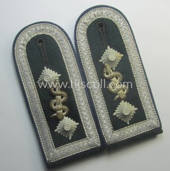 WH (Heeres) early-war-period- (ie. 'M40'-pattern) 'cyphered', NCO-type shoulderstraps...
