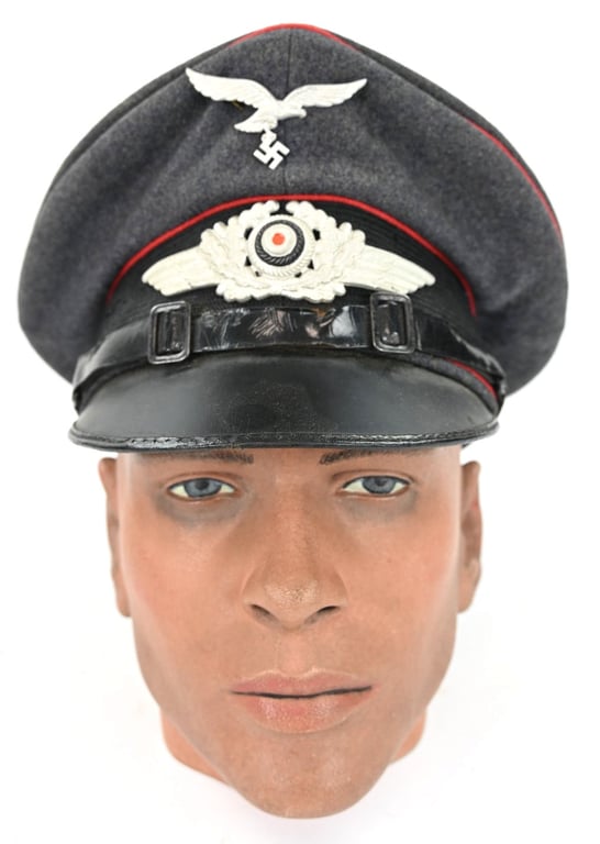 German LW Flak Visor Cap Flak Regiment 11