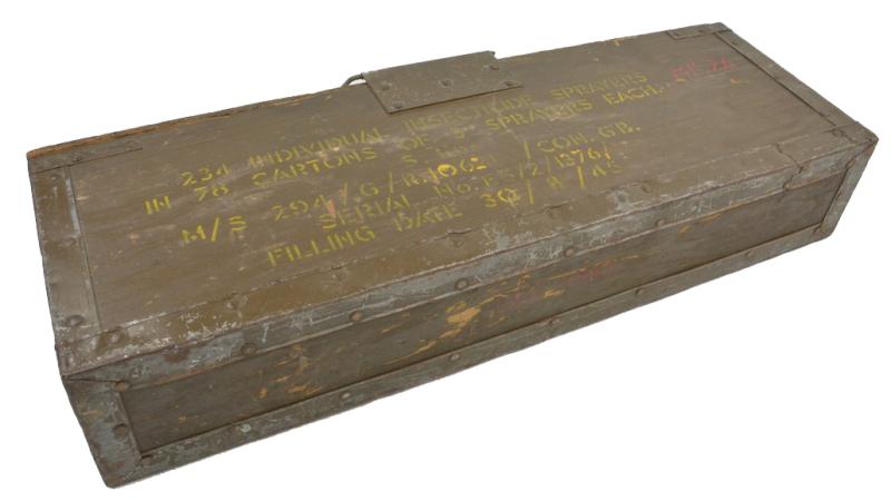 British WW2 insecticide Sprayers Box