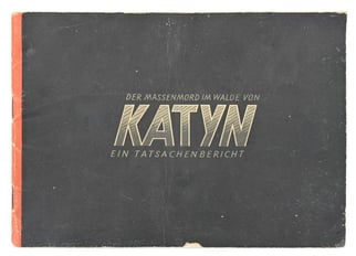 German Third Reich Propaganda booklet 'Katyn'
