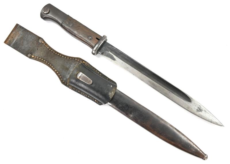 German K98 Bayonet with Frog and Matching Numbers 'WKC'