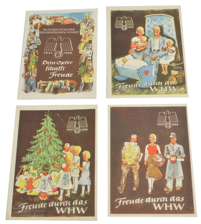 German WHW 1938-1939 Sticker Set