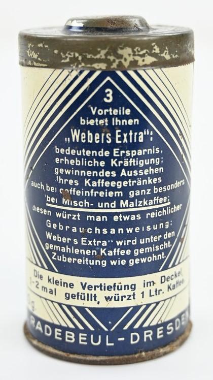 German Third Reich Era Coffee Spices Tin Can