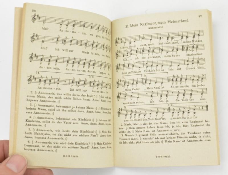 German WH Marching Songs Pocket Book Set