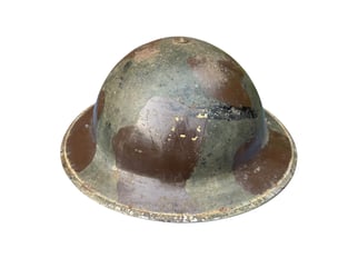British Camouflaged Helmet