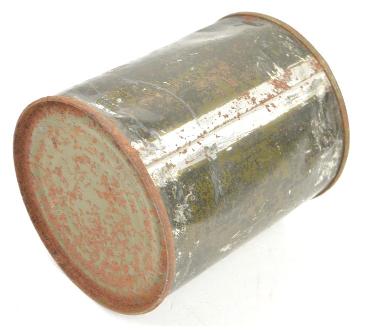 US WW2 Backing Powder Tin Can