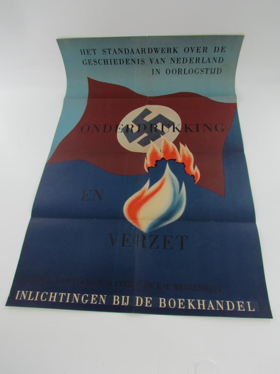 Nederland In Oorlogstijd Onderdrukking En Verzet Set Compleet Met Winkel Affiche