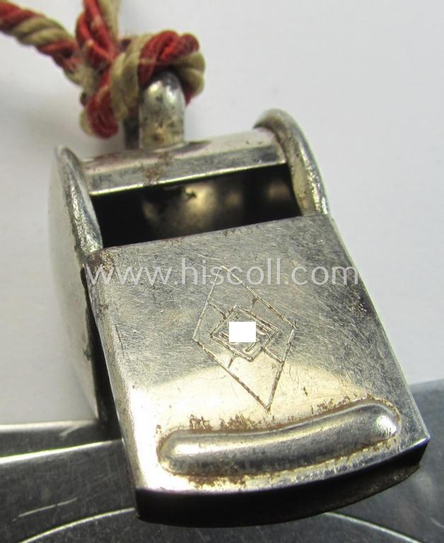 HJ- (ie. Hitlerjugend-) related flute (ie. 'Flöte') showing a  'HJ Raute'