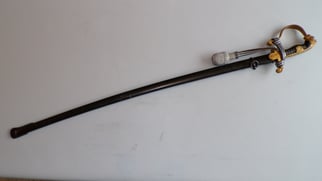 Army Officers Panther head sword by E. Pack...