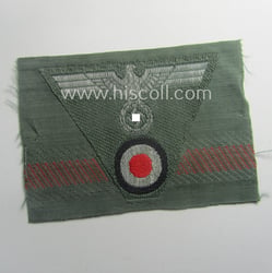 WH (Heeres) officers'-pattern: 'M41/M43-pattern'-cap-eagle/cocarde (cap-trapezoid or: 'Mützentrapez') as...