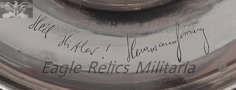 Herman Göring  800 Commemorative Silver Bowl *Stunning - one of a kind*