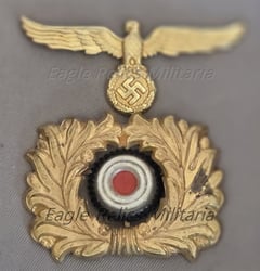 3rd Reich  Water  customs  Peaked cap eagle and...