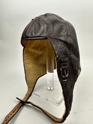 WW2 German Luftwaffe  Leather Flying Helmet 1940