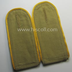 Pair of EM-type, WH (Luftwaffe) 'tropical-issue' shoulderstraps as...
