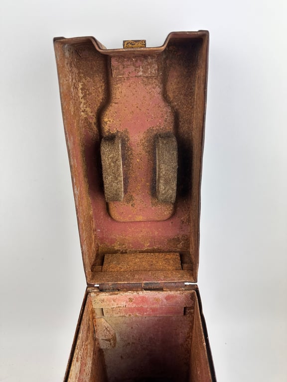 WW2 German Tan 2cm Flak Ammunition Box