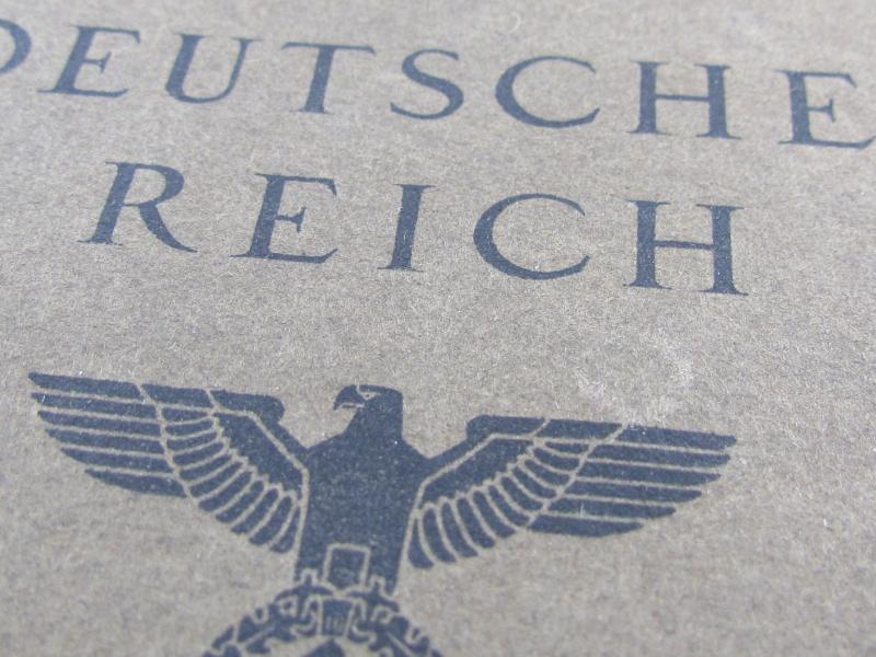 Deutsches Reich Reisepass
