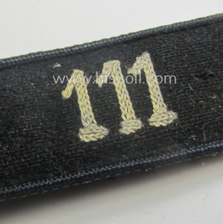 Single, 'DJ- o. Deutsches Jungvolk' shoulderstrap: 'DJ-Mitglied': 'Bann 111' (111 = 'Bann Rastatt')