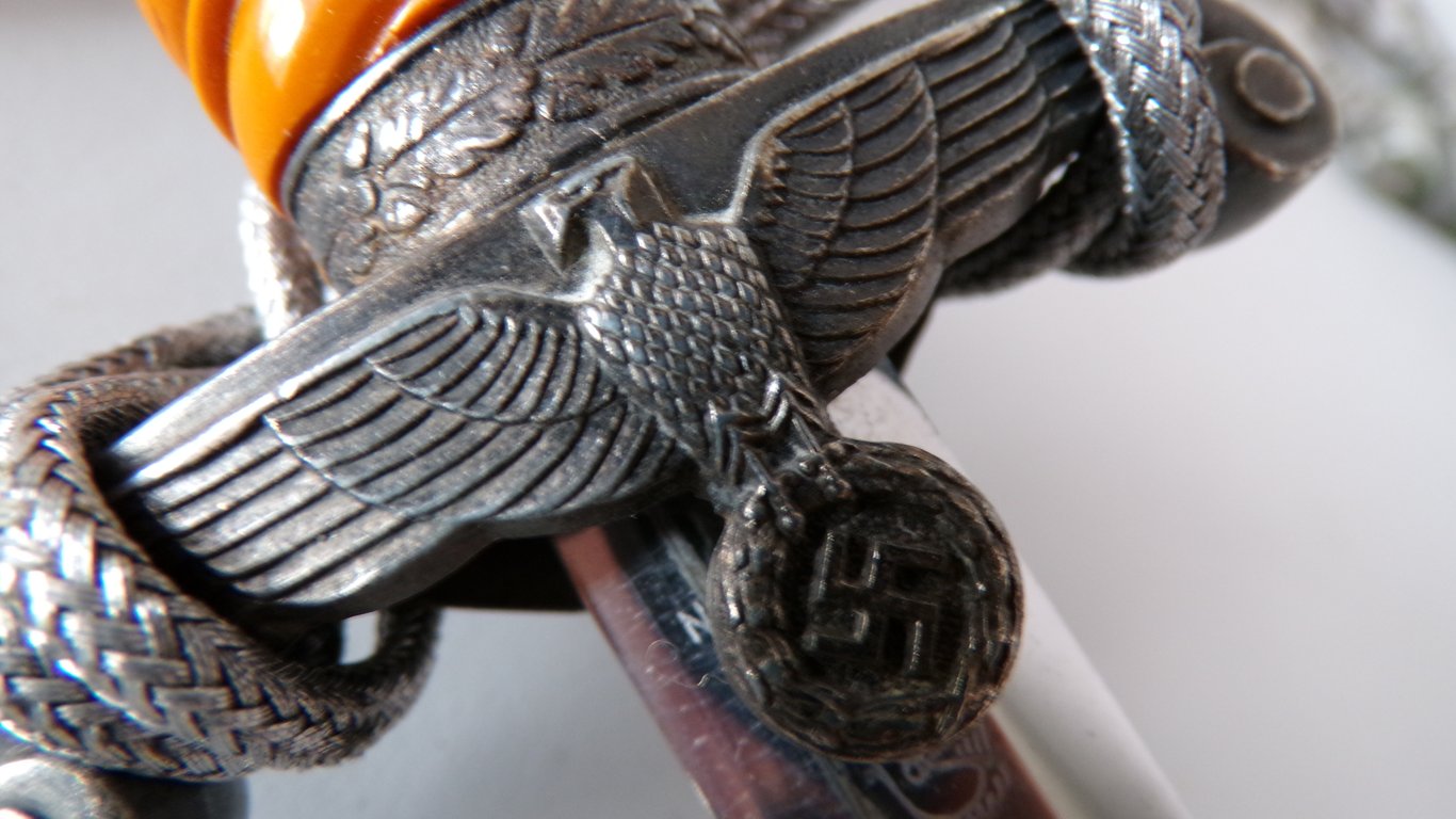 Army Officer dagger with hanger and portepee by WKC