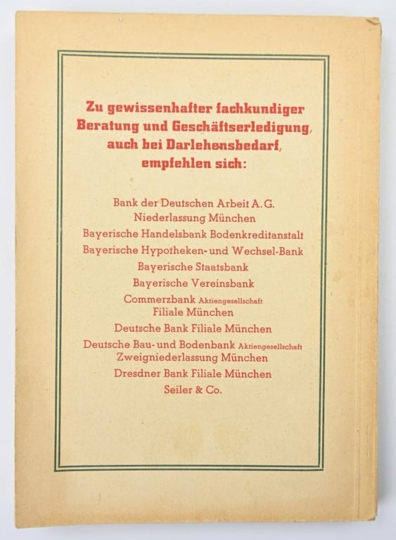 German Third Reich Art Catalogus 1943