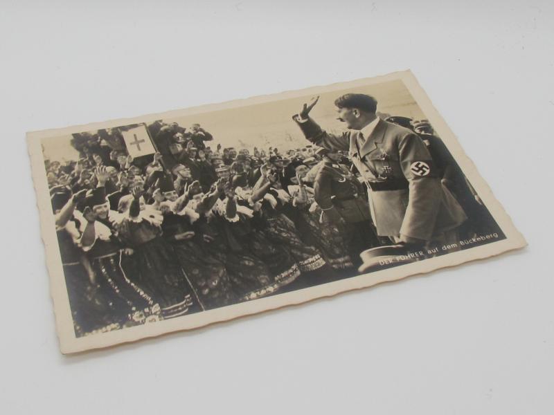 Postcard : Reichskanzler Adolf Hitler, Deutsches Erntedankfest auf dem Bückeberg