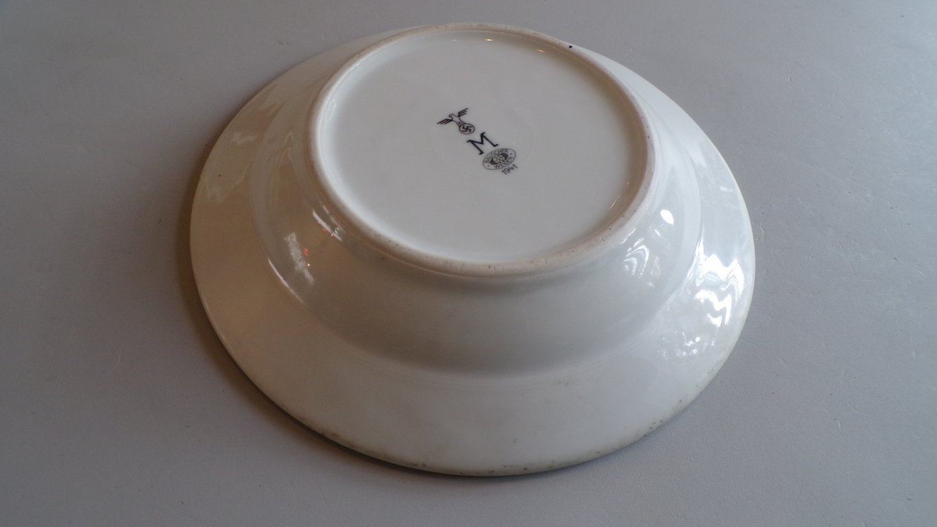 Kriegsmarine mess soup plate 1939