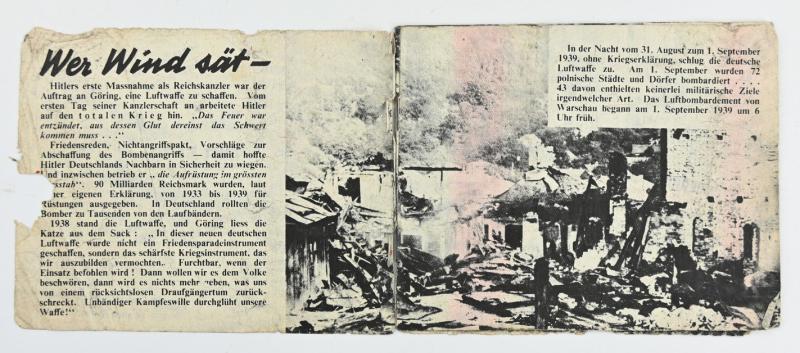 Allied WW2 Droppingsbooklet 'Totaler Krieg'