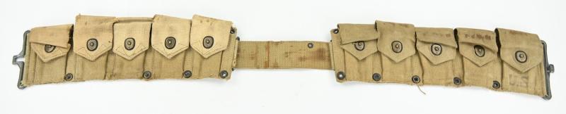 US WW2 M1 Garand Ammo Belt 1943