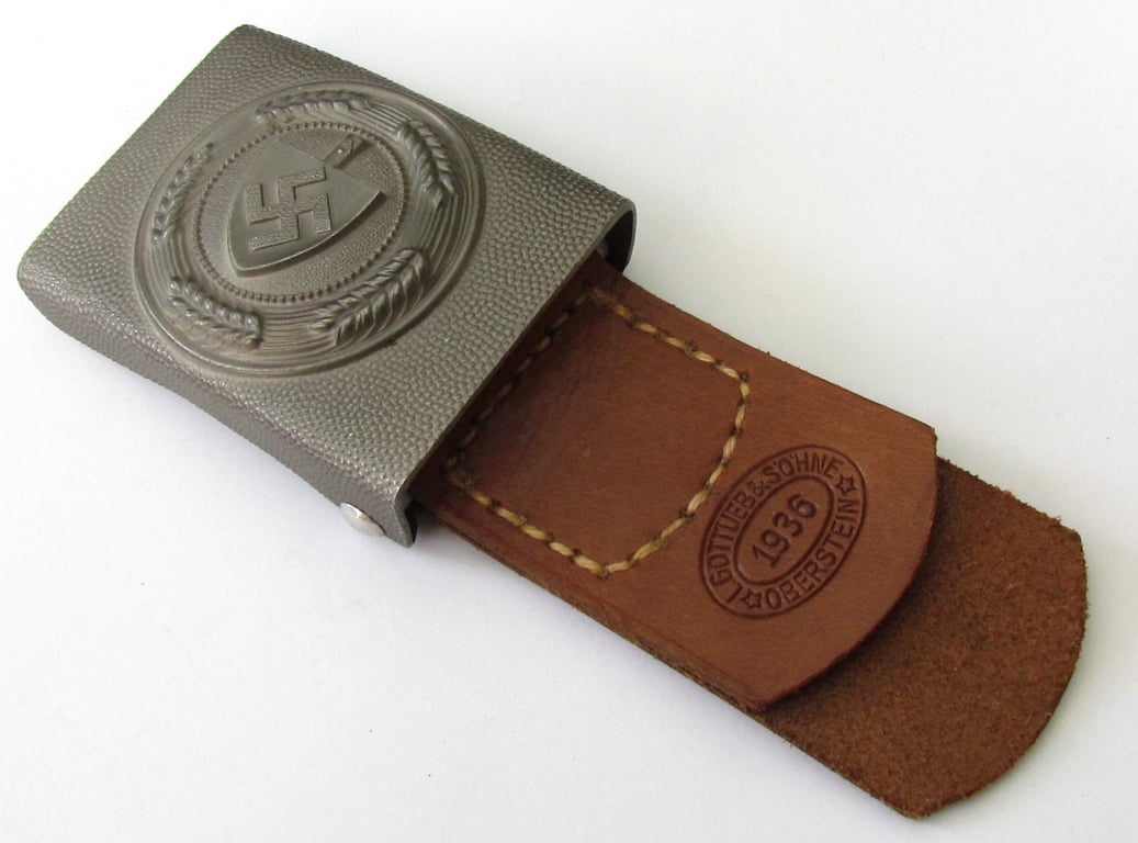 RAD EM/NCO Aluminum Belt Buckle – LGS 1936 – Mint Condition