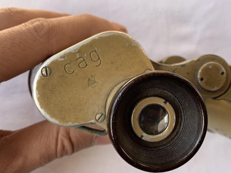 German Tan 6x30 Binoculars 'Dienstglas'  -CAG-