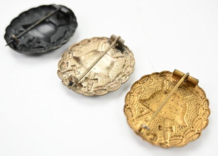 German WW1 Wound Badge Set
