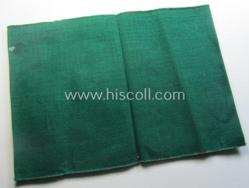 Minimally used - and most certainly rarely seen! - 'N.S.D.A.P.'- (ie. 'Luftschutz'-) related armband (ie. 'Armbinde') being of the 'entirely printed'-type showing a swastika and text: 'Luftschutz NSDAP'