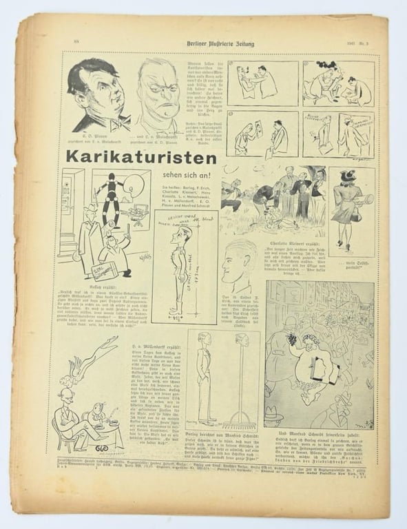 German Berliner Illustrierte Zeitung Newspaper 1941