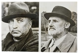 Allied Press 'Mug-Shot' Picture of Nuremberg Trail Members