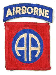 US WW2 82nd Airborne Division SSI