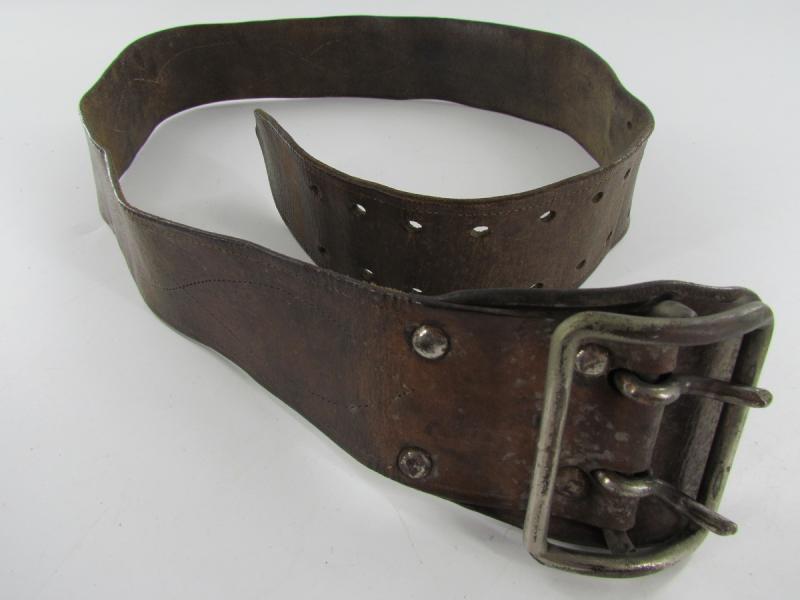 WW2 Soviet Russian Officer's Brown Leather  M33 Belt