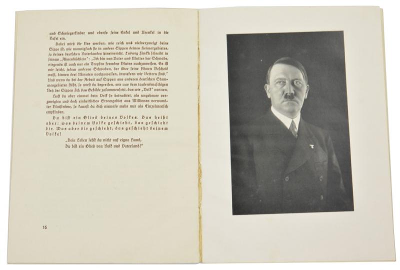 German NSLB Book 'Du Und Dein Volk'